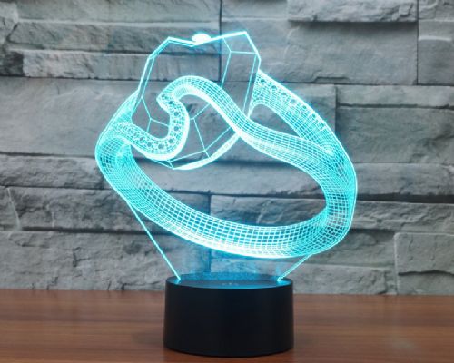 浪漫氣氛觸控3D夜燈